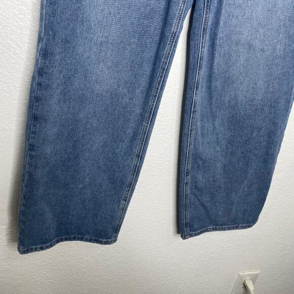 HDLTE Womens Jeans Size 29 Denim Blue Medium Wash High Rise Straight Leg - Picture 9 of 14